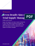 Seven Deadly Sins of Trial Supply Management: Whitepaper