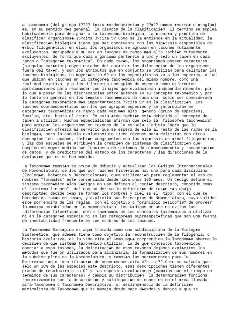 Taxo PDF Taxón Taxonomía (biología)