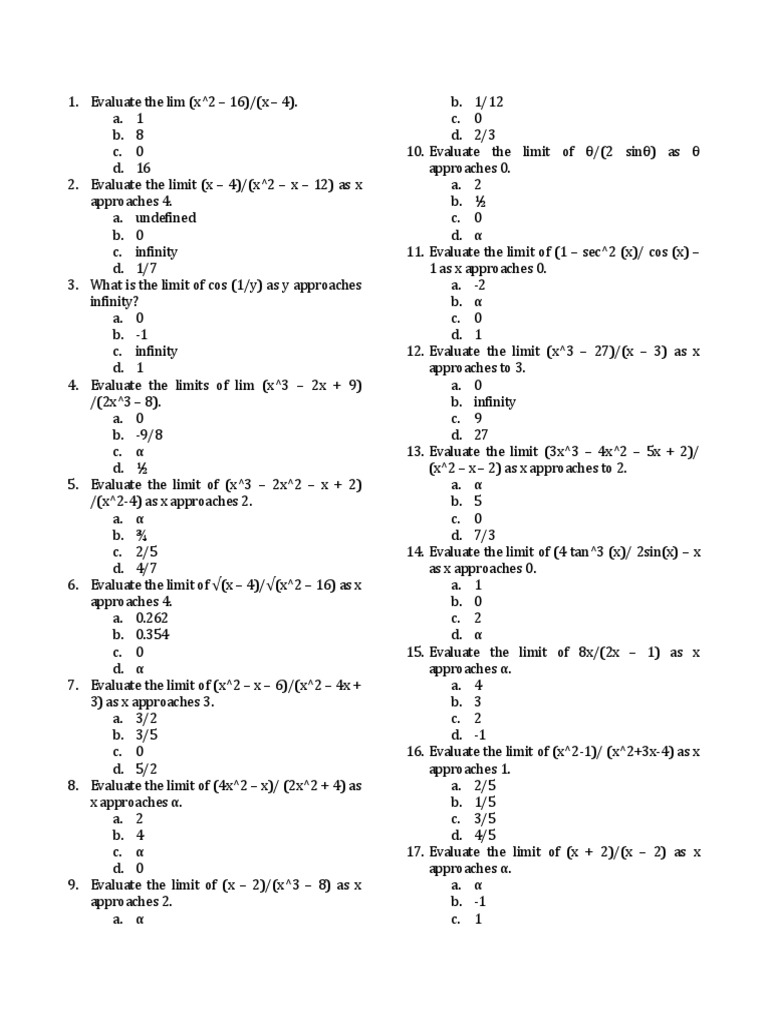 Calculus Tangent Slope