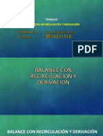 Balance Con Recirculación y Derivación