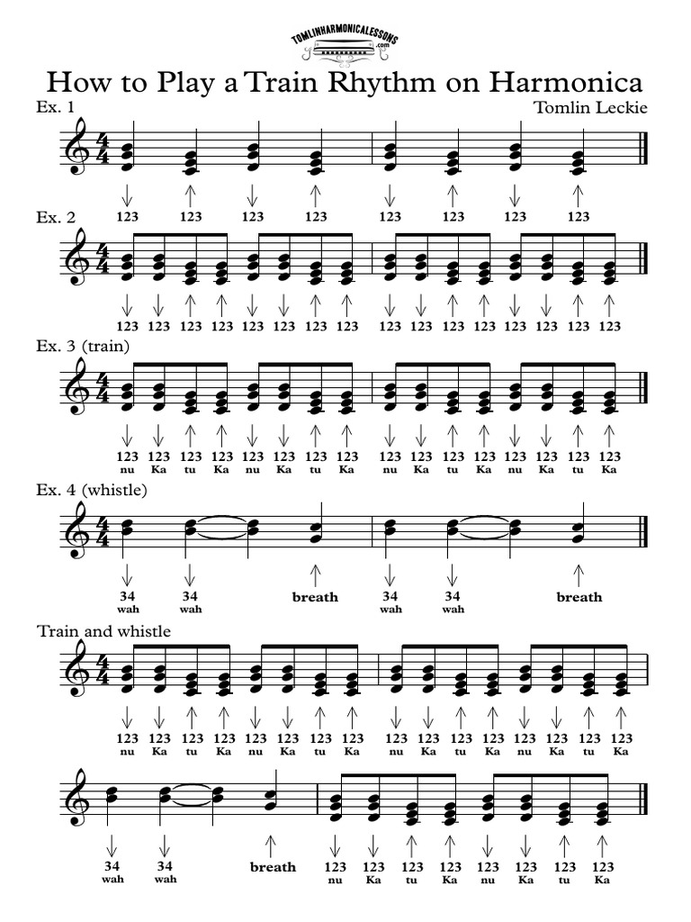 Train Rythym On Harmonica PDF