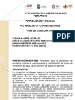 NOM-004-CONAGUA-1996 Requisitos para proteger acuíferos durante mantenimiento y cierre de pozos