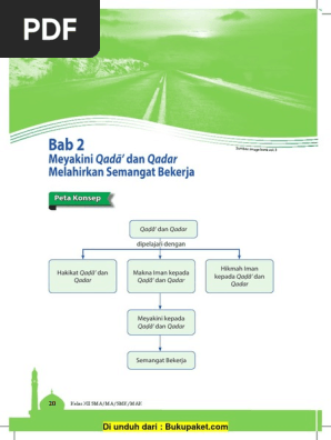 Bab 2 Meyakini Qada Dan Qadar Melahirkan Semangat Bekerja Pdf