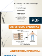 Anestesia Epidural