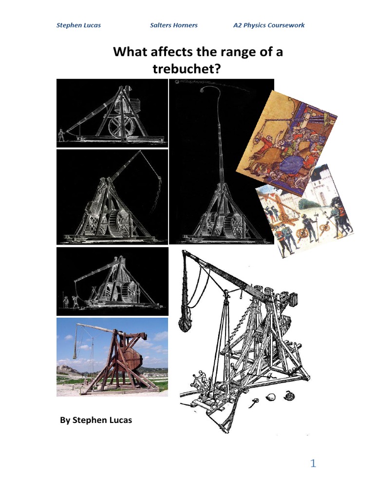 Factors Influencing Trebuchet Range | PDF | Torque | Potential Energy