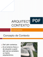 Contexto arquitectónico y sus componentes