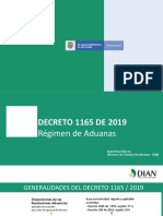 Presentcion Regulación Aduanera Decreto 1165 PDF