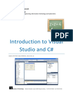 0372 Introduction To Visual Studio and C