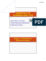 Chapter 1 (Introduction To Business Analytics) PDF