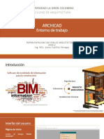 ArchiCAD - Semana 1 y 2 - Introducción - Entorno de Trabajo