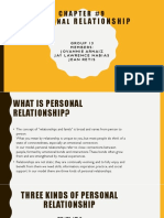 Chapter #9 Personal: Relationship