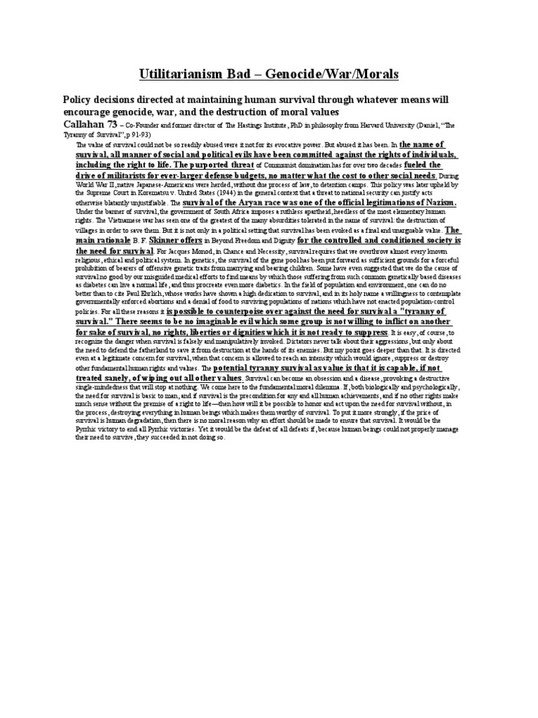 worksheet Korematsu V United States Worksheet utilitarianism bad risk