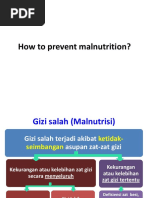 How To Prevent Malnutrition