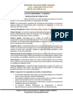 ACTA de Resolucion de Conflictos