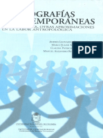 Andrés Góngora Et Al. (Eds.) - Etnografías Contemporáneas - Otros Sujetos, Otras Aproximaciones en La Labor Antropológica PDF