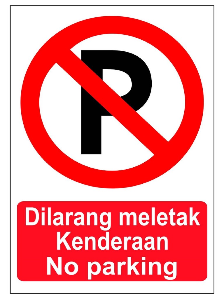 Dilarang Meletak Kenderaan | PDF