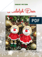 Crochet reindeer toy pattern summary