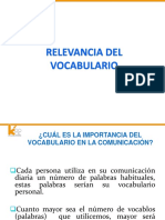 Clase 2 Relevancia Del Vocabulario