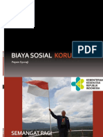 Biaya Sosial Korupsi