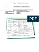 Actividad de Evaluación Seguridad y Salud en El Trabajo Media Técnica - Rojas Cardenas