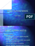 Basic Human Needs: Unit Two