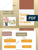 Sujeto de Crédito