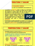 Temperatura, Calor y Gas Ideal