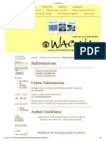 Wacana - Author's Guidelines