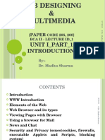 1 - Unit I - PART - 1 - WEB DESIGNING