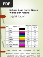 Bahasa Arab Nama-Nama Warna Dan Artinya