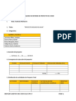 Esquema de Presentación de Proyecto