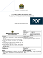 Sop Pelaksanaan Pengelolaan Data Dan Informasi