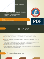 El Canon Primera Parte