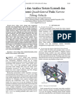 Perancangan Dan Analisa Sistem Kemudi Dan Sistem Suspensi Quadrilateral Pada Narrow