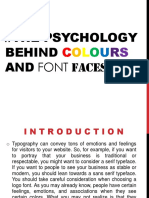 The Psychology Behind Colours and Font Faces