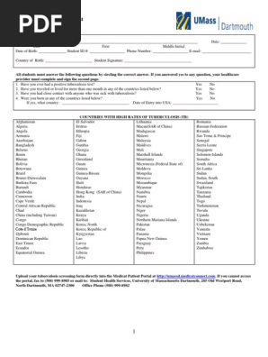 Health Risk Assessment 