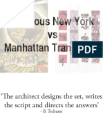 Delirious New York, Manhattan Transcripts, and Montage