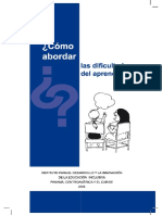 ¿como abordar las dificultades de aprendizaje?