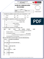 Evaluación Setiembre Comunicación 2019