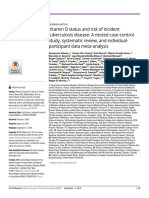 Vitamin D Status and Risk of Incident Tuberculosis Disease: A Nested Case-Control Study, Systematic Review, and Individual - Participant Data Meta-Analysis