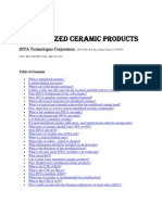 Metallized Ceramic Products