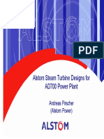 AlstomSteam Turbine Designs For AD700 Power Plant PDF