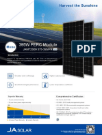 JA Solar Panel Datasheet