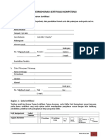 Fr-Apl-01. Formulir Permohonan Sertifikasi Kompetensi: Bagian 1: Rincian Data Pemohon Sertifikasi