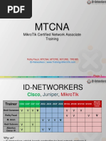 Mtcna: Mikrotik Certified Network Associate Training