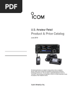 Icom America Retail Price Lists 2019