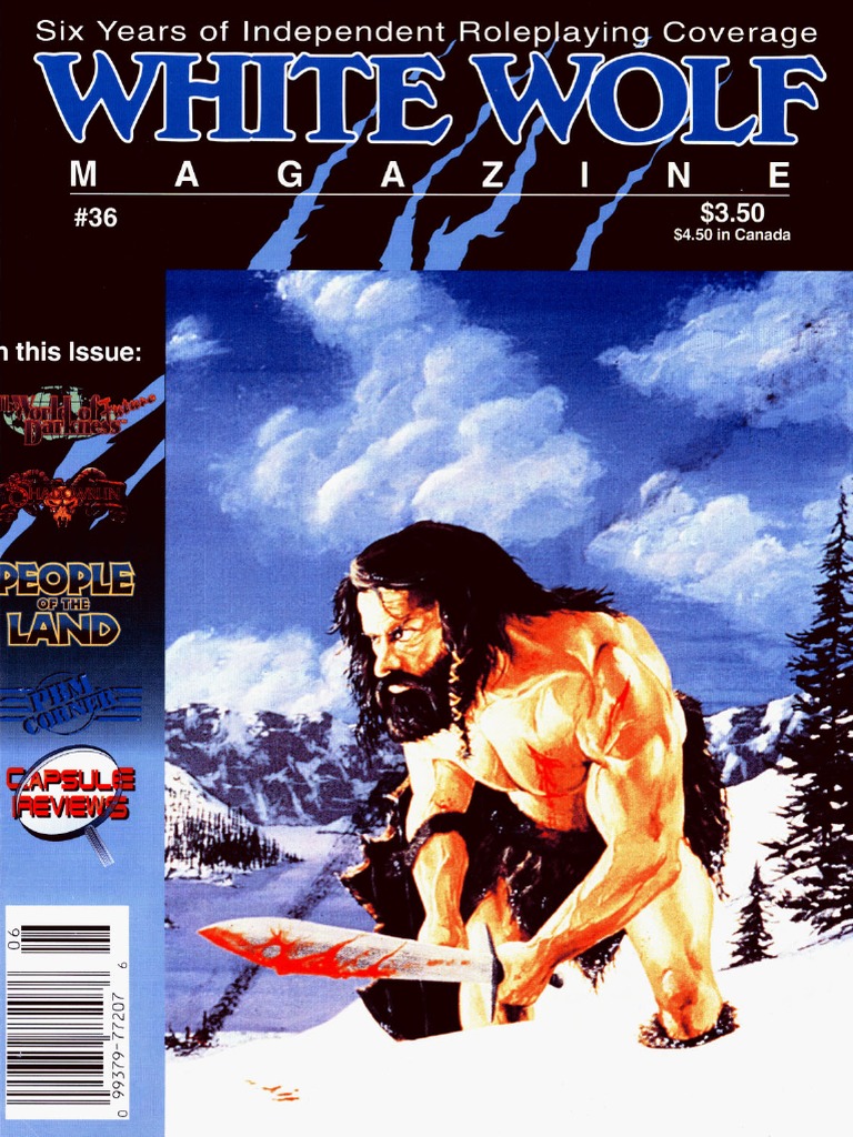 White Wolf Magazine 36 | PDF | Elf (Middle Earth) | Middle Earth