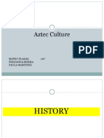 Aztec Culture: Mateo Plazas. Fernanda Sierra. Paula Martinez. 10C