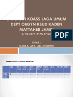 Laporan Koass Jaga Umum 27 Agustus 2019 Fixx