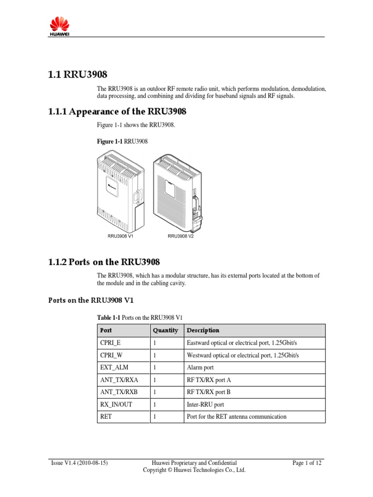Rru 3908 Manual Gsm 3 Gpp
